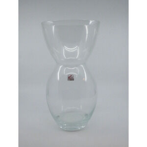 Zwiesel Glass Germany Hourglass Vase Germany